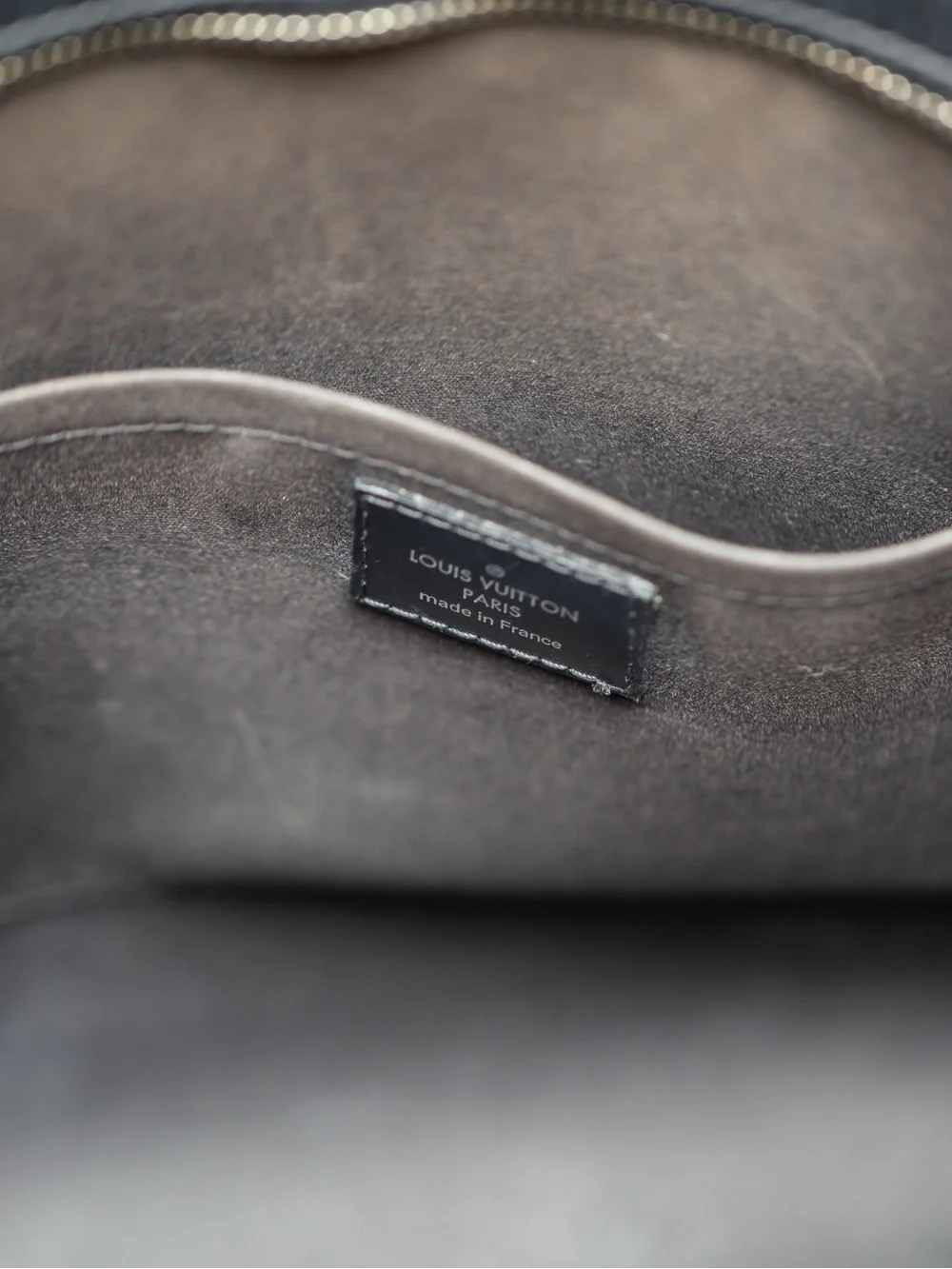 Louis Vuitton Black Shoulder Bag with Silver  Hardware